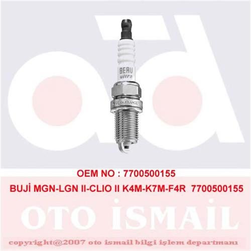 BUJİ R19-MEGANE I-II-III-CLIO II-III-FLUENCE-LAGUNA I-II-LOGAN II-SANDERO II-DUSTER-P106-P206-PROTON