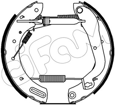 HIZLI TAMİR KİTİ PAPUÇ FREN SİLİNDİRİ YAYLAR FORD EUROPE / NISSAN / NISSAN LCV .4 İ;2.7 TD / TERRAN