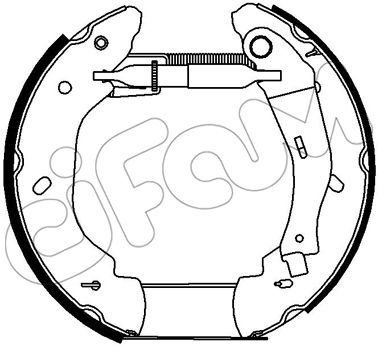 HIZLI TAMİR KİTİ PAPUÇ FREN SİLİNDİRİ YAYLAR FORD EUROPE / FORD LCV . RWD. 4WD;2.3 16V CNG;2.3 16V