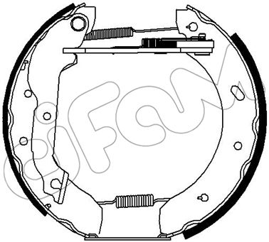HIZLI TAMİR KİTİ PAPUÇ FREN SİLİNDİRİ YAYLAR FORD LCV ESCORT V VAN AVL : 1.3;1.4;1.6;1.6İ. 16V;1.