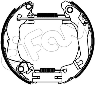 HIZLI TAMİR KİTİ PAPUÇ FREN SİLİNDİRİ YAYLAR FORD EUROPE : 1.6;1.6 İ;1.8;1.8 TD;1.9;2.0;2.0 4WD;2.0
