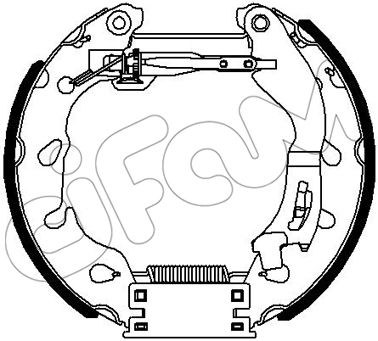 HIZLI TAMİR KİTİ PAPUÇ FREN SİLİNDİRİ YAYLAR FIAT / FORD EUROPE .6 FLEX / PANDA II 169 : 1.1;1.2;