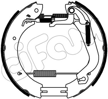 HIZLI TAMİR KİTİ PAPUÇ FREN SİLİNDİRİ YAYLAR FORD LCV P 100 II : 1.8 TD;2.0