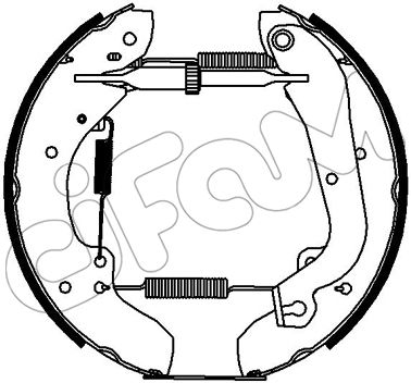 HIZLI TAMİR KİTİ PAPUÇ FREN SİLİNDİRİ YAYLAR FORD EUROPE GRANADA II GU . SW : 1.7;1.9 D EXC. SW ;