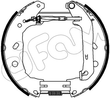 HIZLI TAMİR KİTİ PAPUÇ FREN SİLİNDİRİ YAYLAR FORD LCV 8 16V;1.8 Dİ;1.8 TDCİ;ELETRİC / TRANSİT CONNE