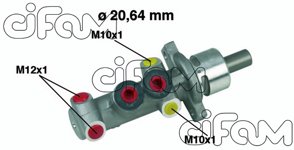 FREN ANA MERKEZİ RENAULT CLIO II 98 CLIO SYMBOL 00 SYMBOL II 08 20.64 MM