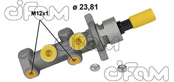 FREN ANA MERKEZİ P307 1.6HDİ-1.6 16V-2.0 16V 00 C4 1.6HDİ-1.6 16V-2.0 16V 04 23.81MM