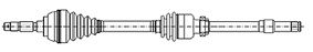 X AKS ÖN SAĞ SCUDO-EXPERT-JUMPY 1.9 TD ABS Lİ 17-0145