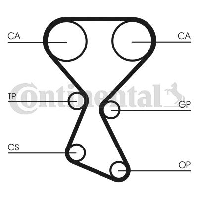 TRİGER KAYIŞI 173X290 HYUNDAI SONATA SANTAFE 2.0 16V 98-05 TRAJET 2.0 16V 99-08 5556XS