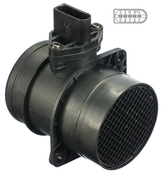 DEBİMETRE SENSÖRÜ KOMPLE AUDI A3. A6 AVANT. RS6. S3. TT 1.8; SEAT LEON 1.8 T 10/98 06/06