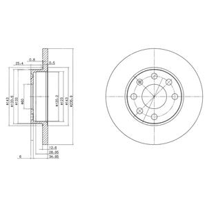 ÖN FREN AYNASI CORSA B-ASTRA F-VECTRA A-ASCONA C-COMBO B 94-01 236X13X4DL DOLU