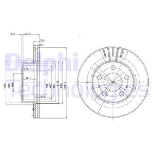 FREN DİSKİ ÇİFTLİ PAKET . DELİKLİ ÖN VOLVO 240. 260 09/1974 1994