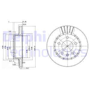 ÖN FREN AYNASI OMEGA A 1.8 2.3 D TD 86/3.94 258X23.9X5DLXHAVALI