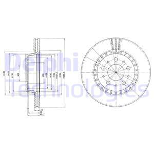 FREN DİSKİ ÇİFTLİ PAKET . DELİKLİ ÖN VOLVO 740. 760. 780. 940 1983 12/1991