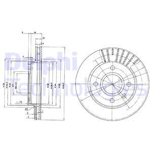 FREN DİSKİ ÇİFTLİ PAKET - BOYALI ÖN FORD KA RB 09/96 11/08