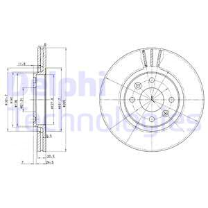 ÖN FREN AYNASI R21 89 94 2.0İE 2.1 D TURBO 264.5X20.5X4DELİK