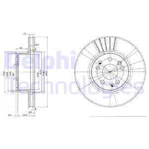 FREN DİSKİ ÇİFTLİ PAKET . DELİKLİ ÖN MERCEDES 300. S280. S320 02/1991 01/1999