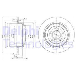 FREN DİSKİ ÇİFTLİ PAKET . DELİKSİZ ARKA SUBARU FORESTER. IMPREZA. LEGACY 01/1990 03/2008