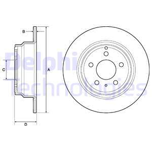 ARKA FREN AYNASI VOLVO 850 91-97 -S70-C70-V70-960-2.0-2.5-2.5 20V-2.5TDI 97 295X5DLXHAVALI