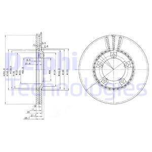 FREN DİSKİ ÇİFTLİ PAKET . DELİKLİ ÖN HYUNDAI GRACE. H100. H150. H200. SATELLITE 07/1993