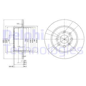 ARKA FREN AYNASI VECTRA B 96-02 270 X 10 X 4DL DOLU 90495268