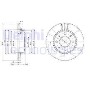 ÖN FREN DISKI NISSAN ALMERA I 95 00 232X45.3X4DELİK