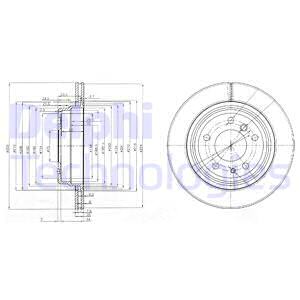 FREN DİSKİ ÇİFTLİ PAKET . DELİKLİ ARKA BMW 540. M5 1989 06/1996