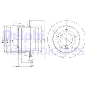 FREN DISKI ARKA MERCEDES W463 B901 B904 . VW LT 28-35-46