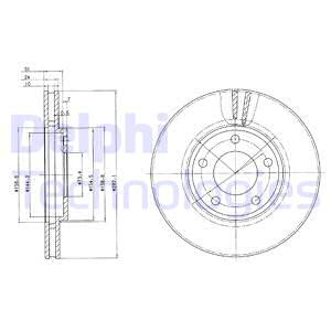 FREN DİSKİ ÇİFTLİ PAKET . DELİKLİ ÖN CHRYSLER GRAND VOYAGER. VOYAGER 1990 04/2008