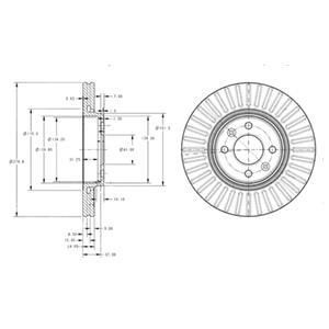 ÖN FREN AYNASI BÜYÜK MGN II 1.5-CLIO-KNG LGN 01 SCENİC 97 280X24X4DLXHAVALI 7701205842-7701206118-7701207829