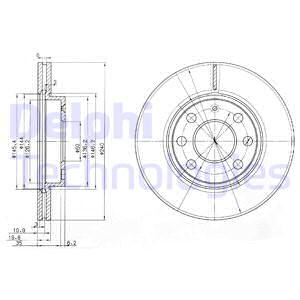 ÖN FREN AYNASI CORSA C 1.0-1.2 16V 01 11 ABS Lİ 240X20X4DLXHAVALI