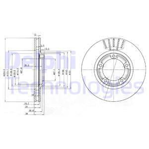 FREN DİSKİ ÇİFTLİ PAKET . DELİKLİ ÖN MITSUBISHI L300. SPACEGEAR 08/1994 12/2001