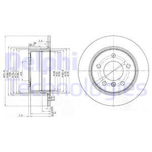 FREN DİSKİ ÇİFTLİ PAKET . DELİKSİZ ARKA BMW Z3 10/1995