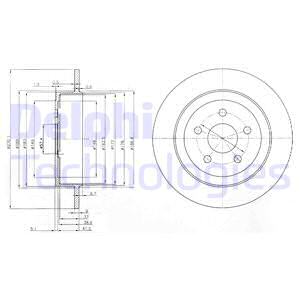 FREN DİSKİ ÇİFTLİ PAKET . DELİKSİZ ARKA CHRYSLER NEON. PT CRUISER. SEBRING 1995