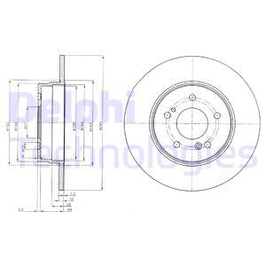 FREN DİSKİ ÇİFTLİ PAKET . DELİKSİZ ARKA MERCEDES SL280. SL320. SL500 06/1993