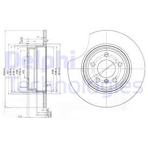 FREN DISKI ARKA BMW X5 E53 00 06