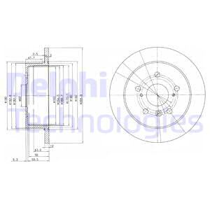 FREN DİSKİ ÇİFTLİ PAKET . DELİKSİZ ARKA TOYOTA CAMRY 08/2001 12/2005