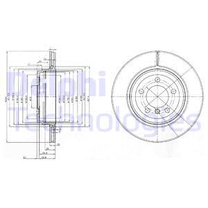 FREN DİSKİ ÇİFTLİ PAKET . DELİKLİ ARKA BMW 730. 735 11/2001