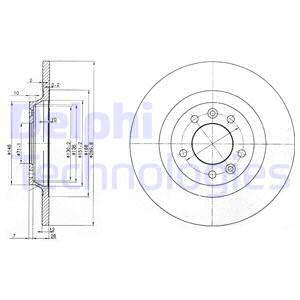 ARKA FREN AYNASI P407 1.6HDI-1.8-2.0-2.0HDI-2.2-3.0 04 607 2.2 HDİ 00 C5 Y.M 08 290X12X5DL