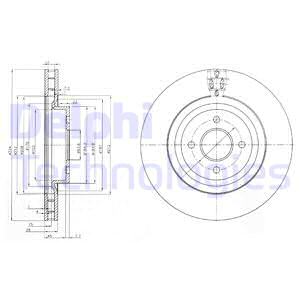 FREN DİSKİ ÇİFTLİ PAKET . DELİKLİ ÖN FORD FOCUS 01/2002 04/2005