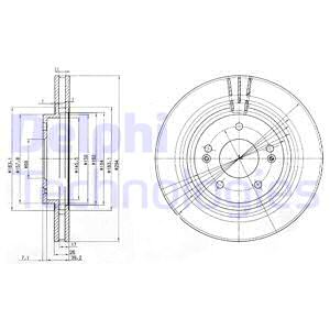 FREN DİSKİ ÇİFTLİ PAKET . DELİKLİ ÖN HYUNDAI SANTA FE 01/2001 02/2006