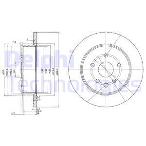 FREN DİSKİ ÇİFTLİ PAKET . DELİKSİZ ARKA LEXUS GS300. GS400. GS430. IS200. IS300. SC430 08/1997