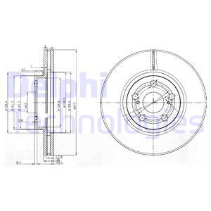 FREN DİSKİ ÇİFTLİ PAKET . DELİKLİ ÖN TOYOTA AVENSIS 01/2003 06/2009