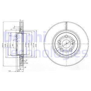 FREN DİSKİ ÇİFTLİ PAKET . DELİKLİ ÖN TOYOTA AVENSIS 01/2003 06/2009