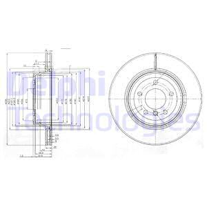 FREN DİSKİ ÇİFTLİ PAKET . DELİKLİ ARKA BMW 320. 325. 330. 335. X1 03/2005
