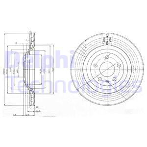 FREN DİSKİ ÇİFTLİ PAKET . DELİKLİ ARKA AUDI A6 05/2004 06/2011