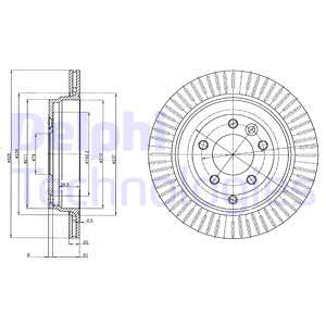 FREN DİSKİ ÇİFTLİ PAKET - BOYALI. DELİKLİ ARKA LAND ROVER DISCOVERY. RANGE ROVER SPORT 11/2004 0 7/2013