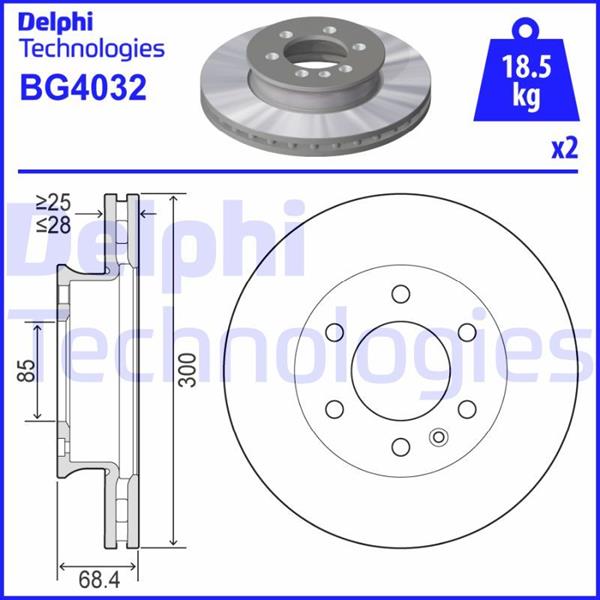 FREN DISKI ON MERCEDES SPRINTER B906 B907 B910 . VW CRAFTER 30-35-50