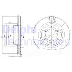 FREN DİSKİ ÇİFTLİ PAKET . DELİKLİ ÖN TOYOTA LANDCRUISER 01/2003