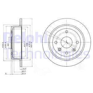 ARKA FREN DİSKİ AVEO 05 13 LACETTI 2005 NUBIRA 2005 OPTRA 2003-2008 257X10.5X60X4DL DOLU